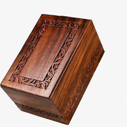 Small Engraved Rosewood Urns (36 Pack): Intricate Details, Wholesale Discount