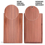 Load image into Gallery viewer, Solid Plain Rosewood Urn Set of 3 Nested case 16 Pack, Funeral Home Supply
