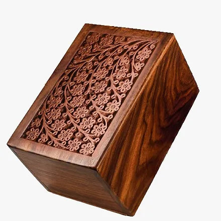 Wholesale Small Tree of Life Urns (Rosewood, Case of 24) Symbolic Beauty, Budget-Friendly