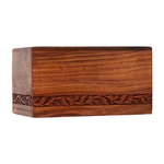 Load image into Gallery viewer, Wholesale Border Engraved Rosewood Nested Cremation Urn Set 4 (Cases 12)
