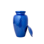 Load image into Gallery viewer, Honor Their Spirit with Tranquility: Blue Aluminum Cremation Urn for Adults (Male &amp; Female)
