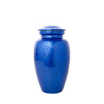 Load image into Gallery viewer, Honor Their Spirit with Tranquility: Blue Aluminum Cremation Urn for Adults (Male &amp; Female)
