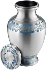 Load image into Gallery viewer, Elegant Silver Adult Cremation Urn: Honoring Memories with Timeless Beauty Celebrate a Life Lived with Lustrous Silver
