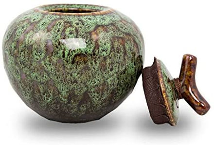 Nature's Embrace: Handcrafted Branch Urn for Cherished Ashes (Small) Mini Ceramic Urn with Delicate Branch Design