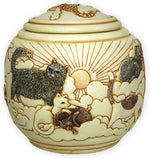 Load image into Gallery viewer, Cremation Urns for Large Cats - Handcrafted Honour Your Beloved Cat with Our Custom Urns
