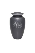 Load image into Gallery viewer, Elephant Cremation Urns - Lasting Memorials in Wholesale Aluminium Urns 200 Cu. In. Reliable &amp; Dignified Memorials Urn (6 Pack)
