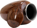 Load image into Gallery viewer, Large Cherry Wood Grain Urn: For Adult Ashes (200 cu in) - Decorative &amp; Dignified Final Resting Place
