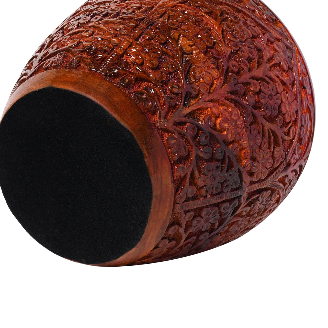 Large Hand carved Rosewood Cremation Urn  Full-Size for Adults (200+ Lbs)