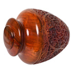 Load image into Gallery viewer, Large Hand carved Rosewood Cremation Urn  Full-Size for Adults (200+ Lbs)
