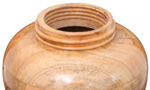 Load image into Gallery viewer, Mango Wood Jar Urn (200 cu in) Beautiful &amp; Natural Ash Container Honour Your Loved One Naturally
