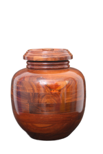 Load image into Gallery viewer, Large Wood Cremation Urn Rosewood Finish Beautiful Rosewood Burial Urn (200 Lbs)
