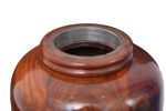 Load image into Gallery viewer, Large Wood Cremation Urn Rosewood Finish Beautiful Rosewood Burial Urn (200 Lbs)
