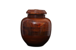 Load image into Gallery viewer, Large Wood Cremation Urn Rosewood Finish Beautiful Rosewood Burial Urn (200 Lbs)
