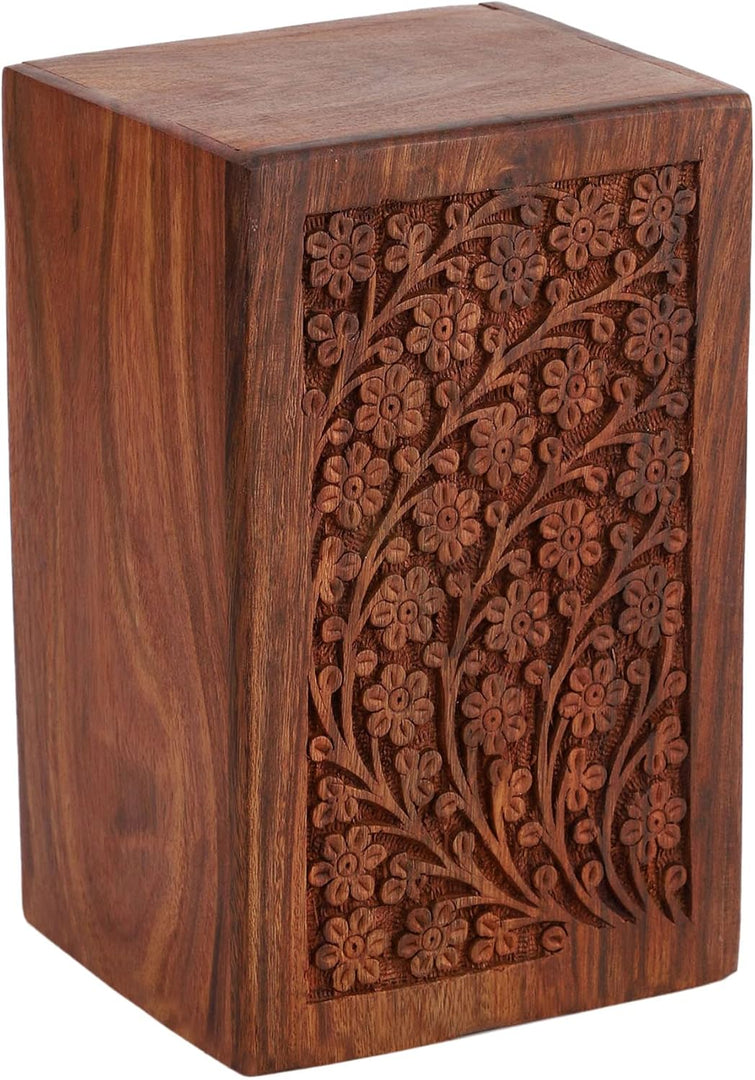 Tree of Life Nested Urn Set of 3 Rosewood Urns For Human Ashes - Case of 16