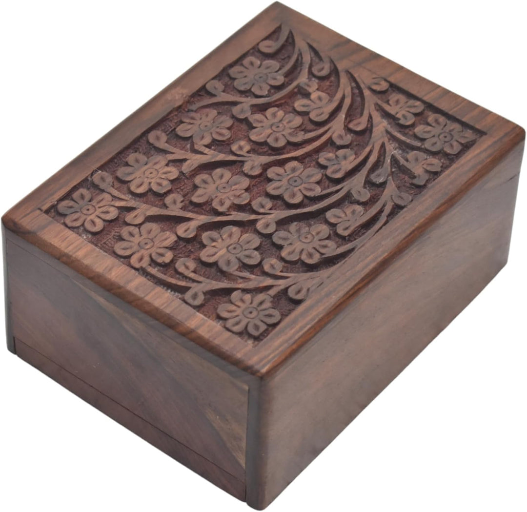 Tree of Life Nested Urn Set of 3 Rosewood Urns For Human Ashes - Case of 16