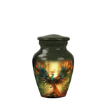 Load image into Gallery viewer, Phoenix Rising Memorial Urn - Handcrafted 200 Cubic Inch Keepsake for Adult Ashes - Custom Cremation Vessel - Elegant Urns for Human Ashes - Memorial Tributes for Adult Male &amp; Female
