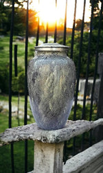 Load image into Gallery viewer, Apollonia Grey Cremation Urn for Adults: A Timeless Tribute Elegant Adult Cremation Urn
