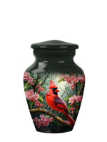 Load image into Gallery viewer, Personalized Cardinal Bird Memorial Urn - Up to 200 Cubic Inches - Nature-Inspired Ashes Urns - Keepsake Adult Cremation Urns for Men
