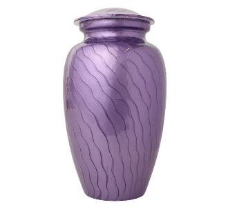 Purple Adult Cremation Urn For Human Ashes